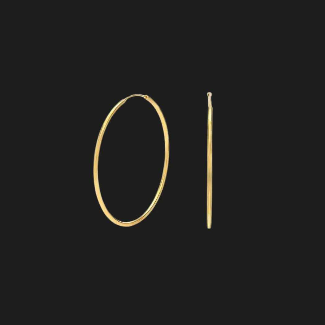 Gold Hoop Ohrstecker