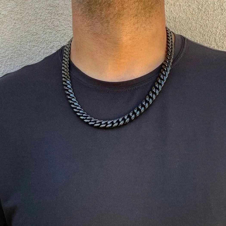 18k Gold Diamond-Cut Cuban Link Chain