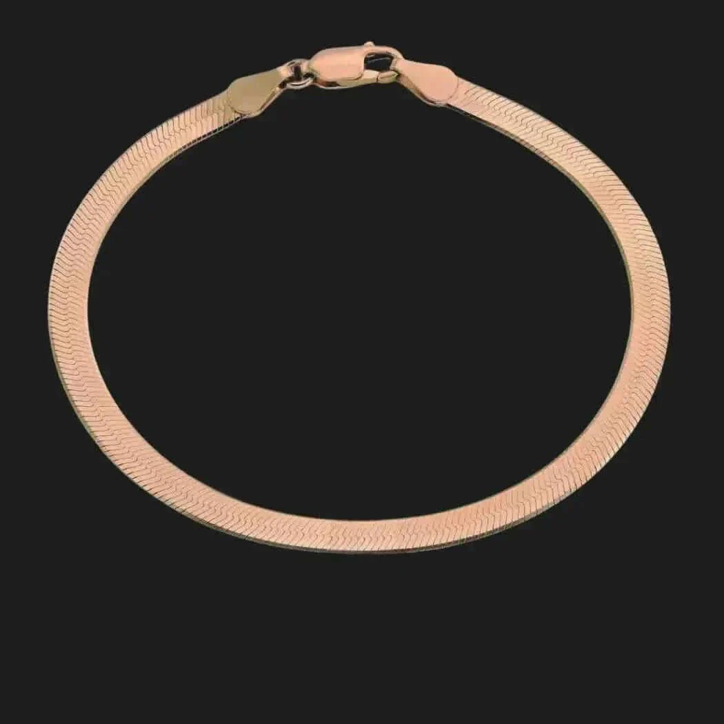 14K roze-goudhrelaat armband