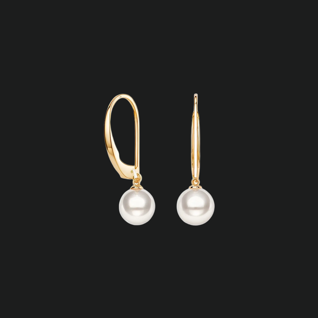 Naušnice s okruglim biserom