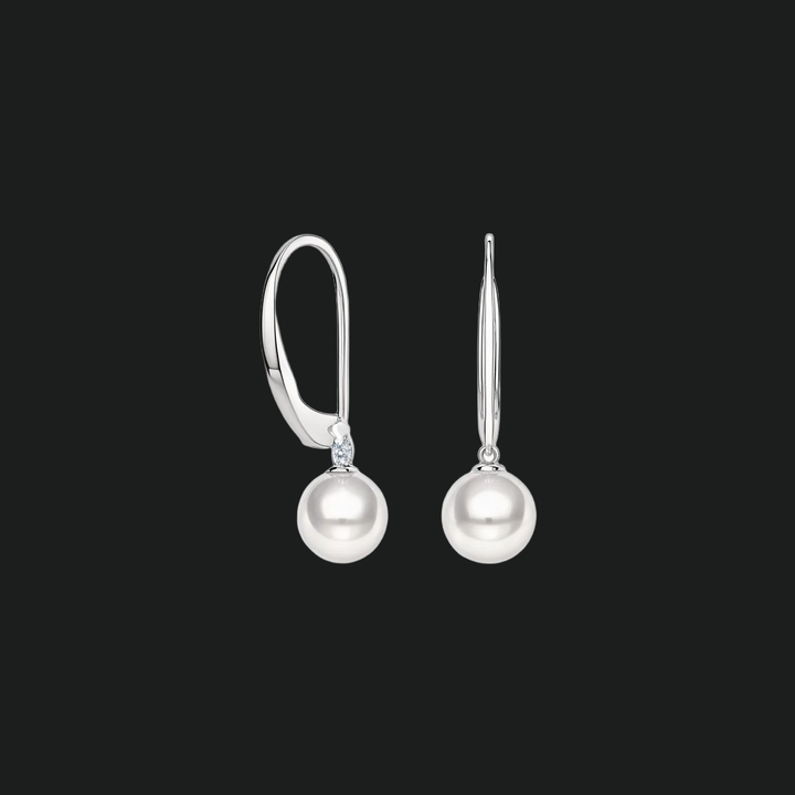 Naušnice s okruglim biserom