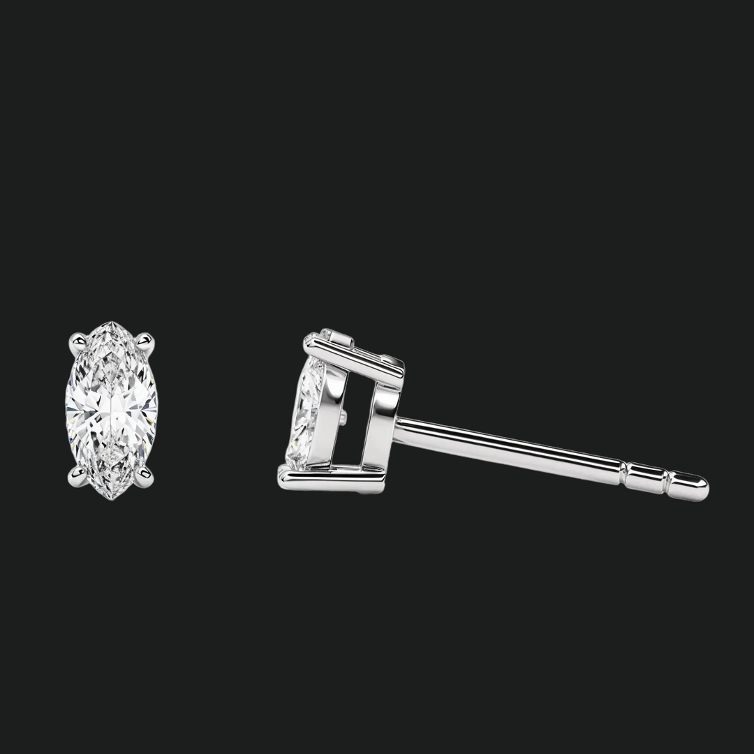 Marquise Cut Diamond Ohrringe