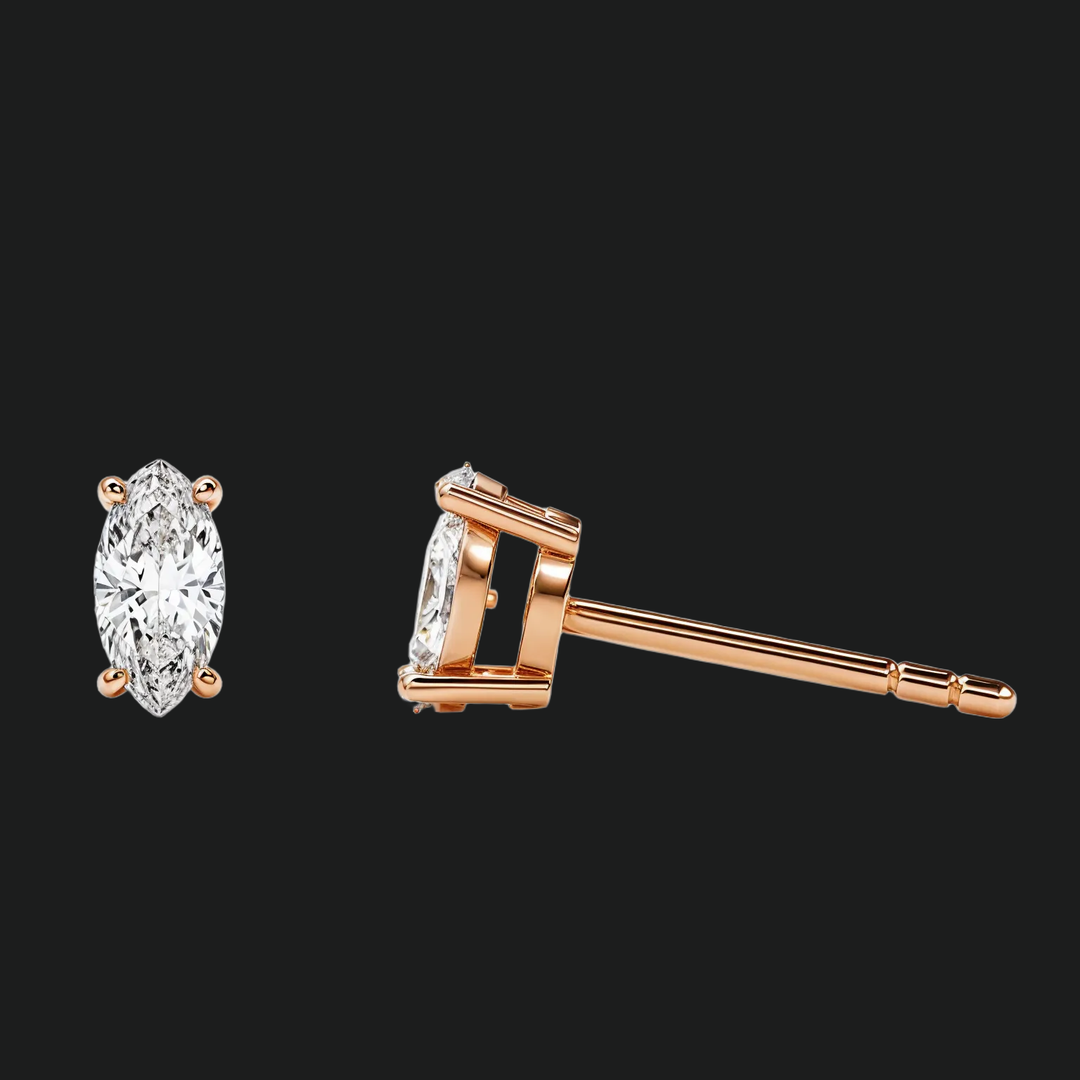 Marquise Cut Diamond Ohrringe