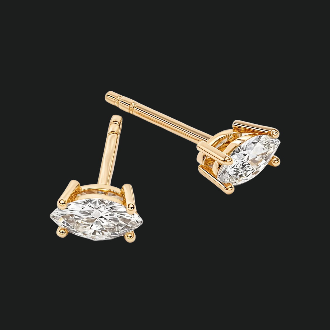 Marquise Cut Diamond Ohrringe