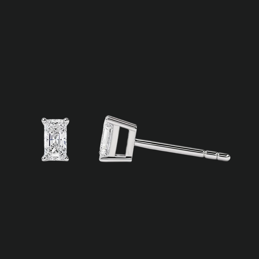 Radiant Cut Diamond Ohrringe