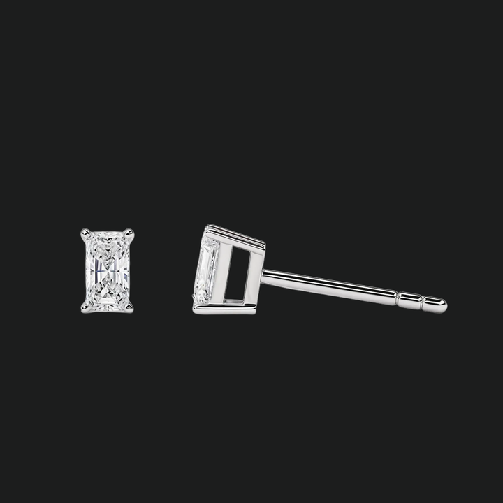 Radiant Cut Diamond Ohrringe