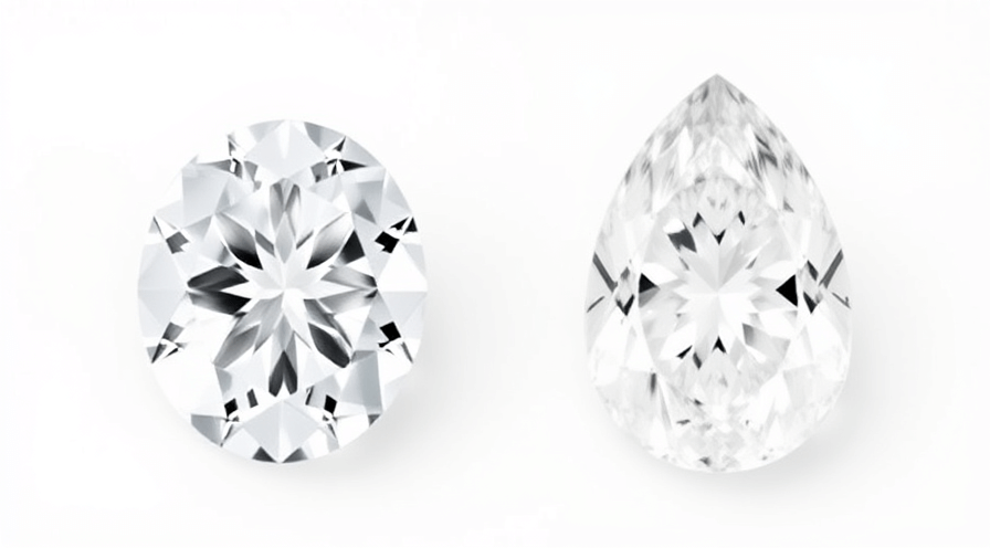 Vergelijking van ovale en peergesneden diamanten met hun unieke vormen en schittering.