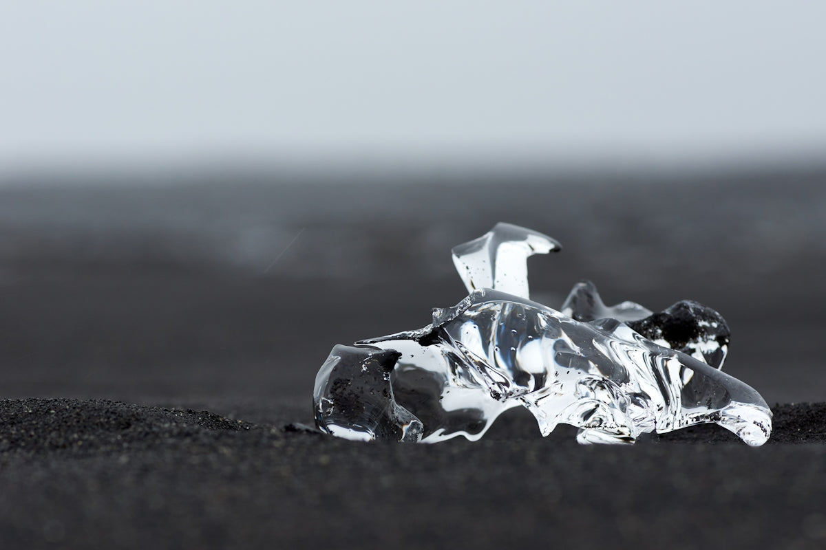 Klares Glasdekor