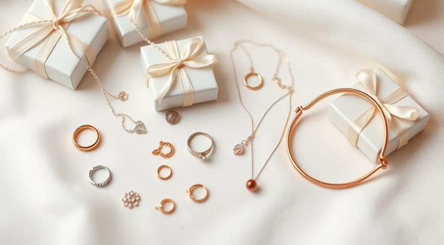 Elegante kleine sieraden en cadeaubozen gewikkeld in linten, perfect voor doordachte 'alleen omdat' geschenken.