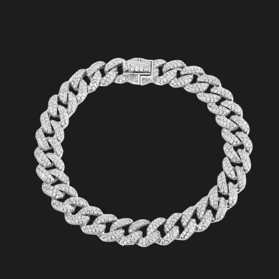 Moissanite Cuban Tennis Bracelet