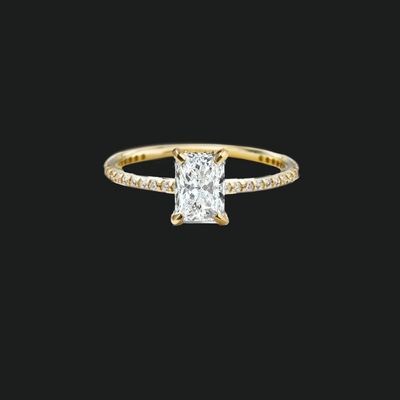 18K Yellow Gold Radiant