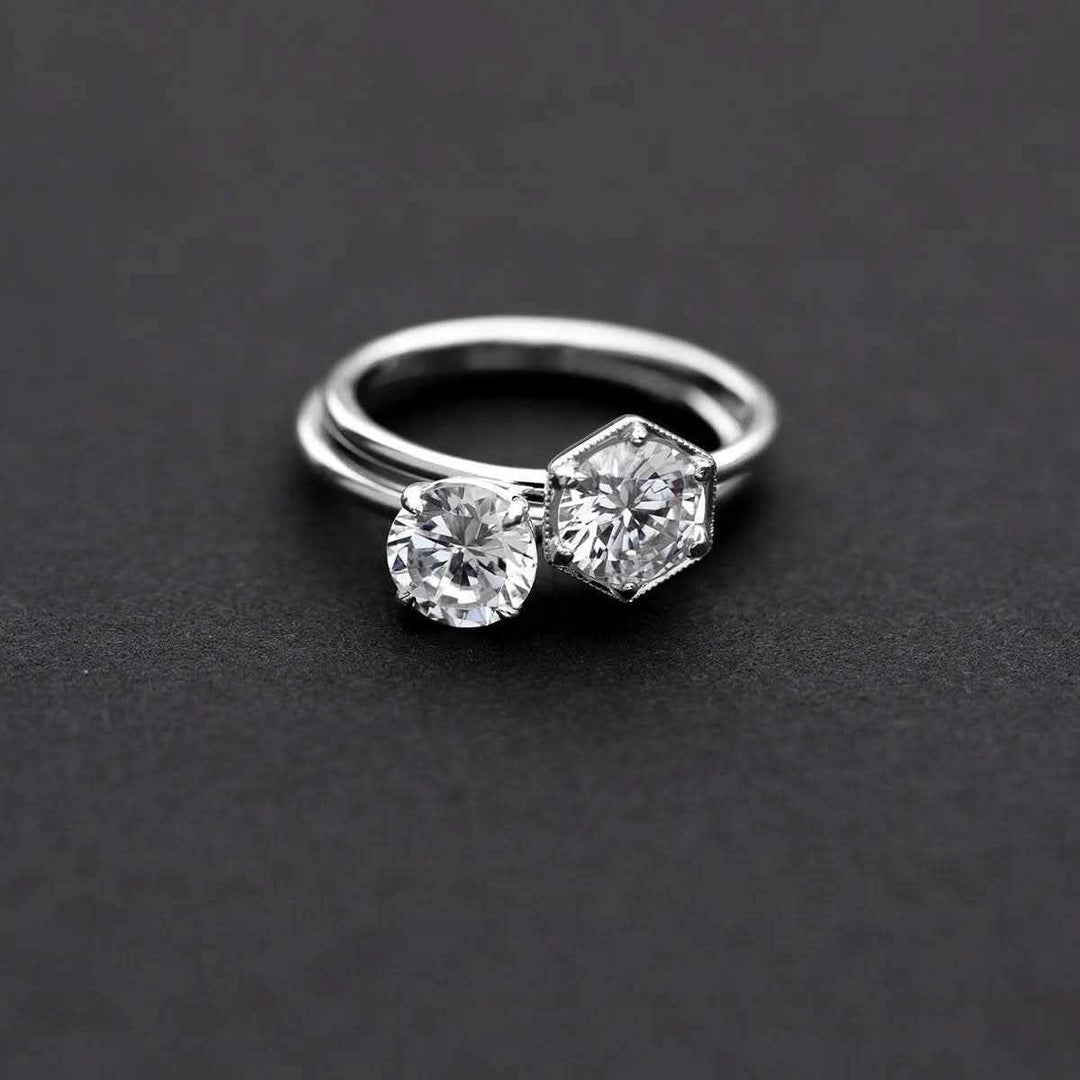 Anello Solitario Princess in Diamante