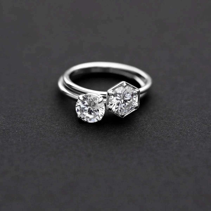 Anello Solitario Princess in Diamante