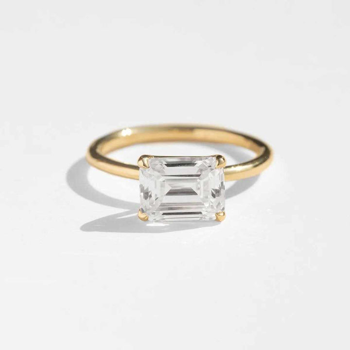 Oval Diamond Solitaire Ring