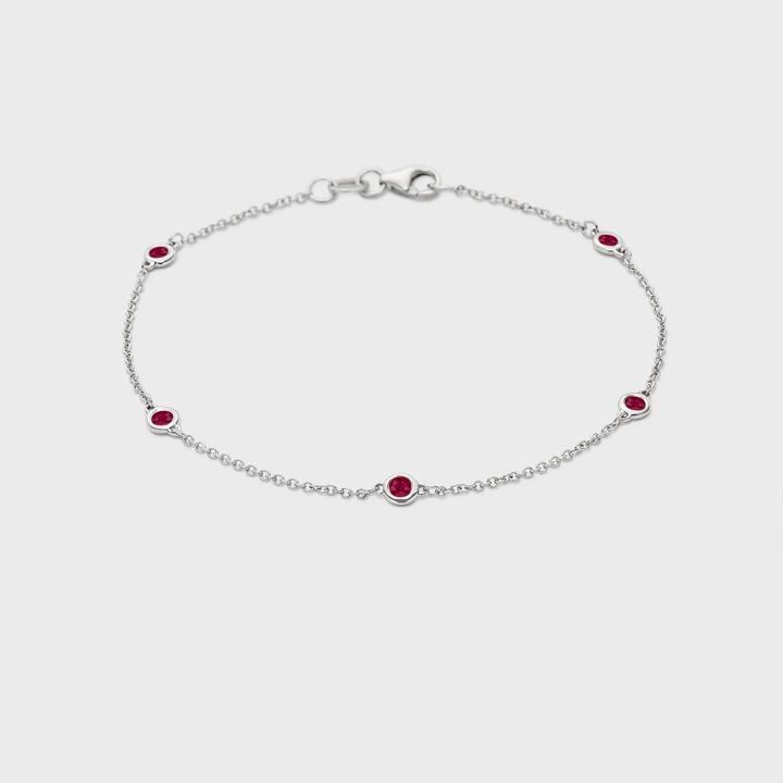 Ringje ruby station armband