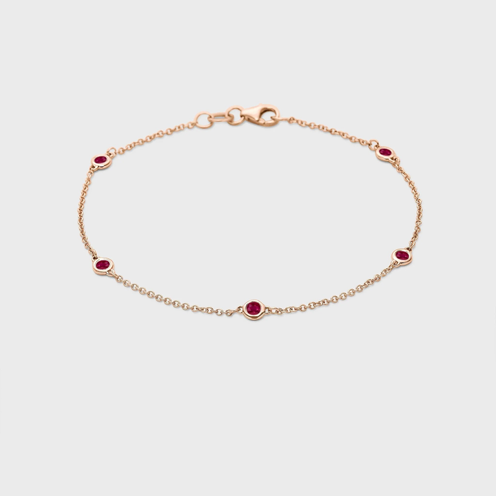 Ringje ruby station armband