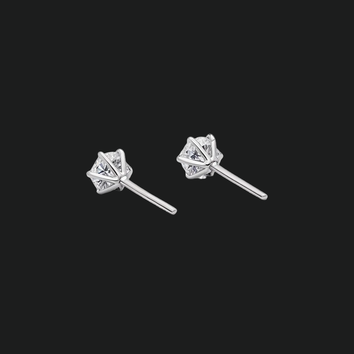Ronde diamanten oorbellen