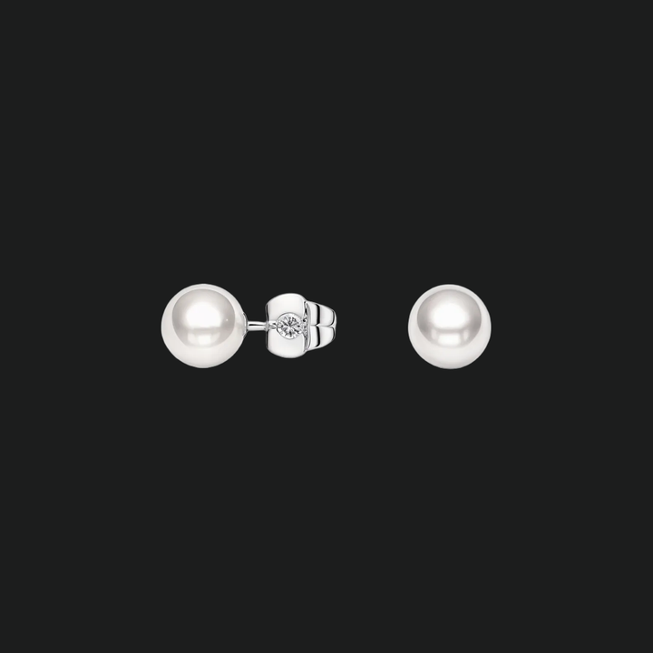 6 mm Solitaire Pearl Stud -oorbellen