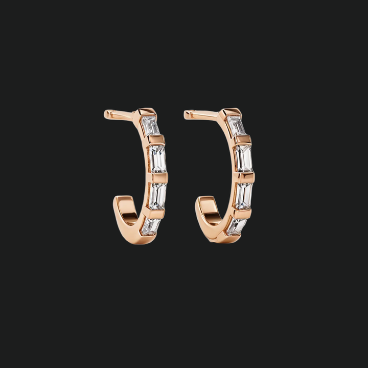 Baguette diamant knuffelhoepeloorbellen