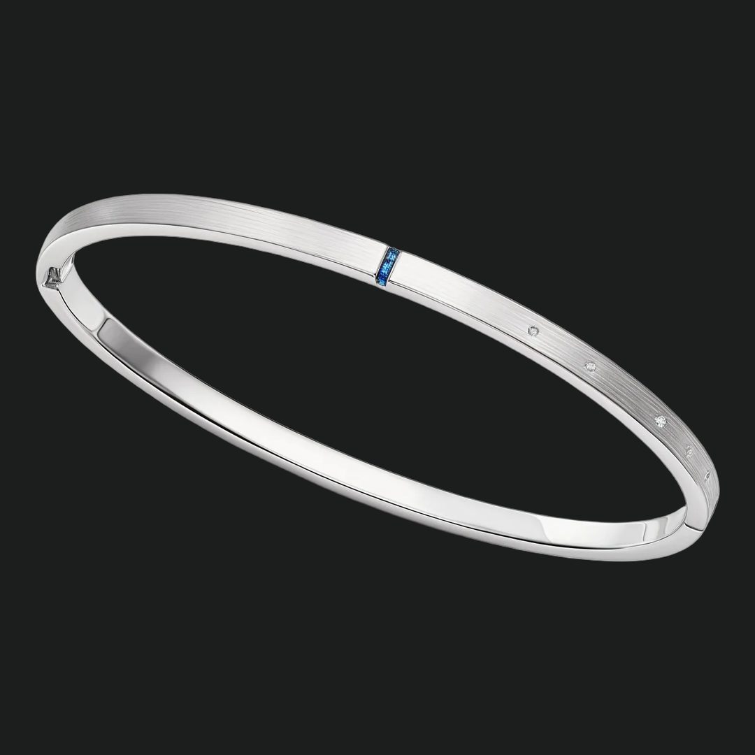Stokblauw blauwe saffier armband