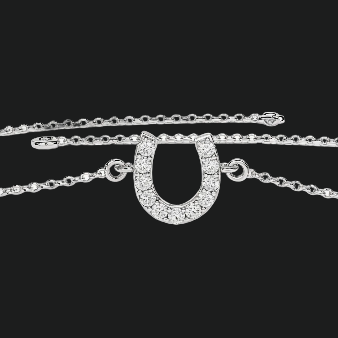 Ronde diamant hoefijzerticht