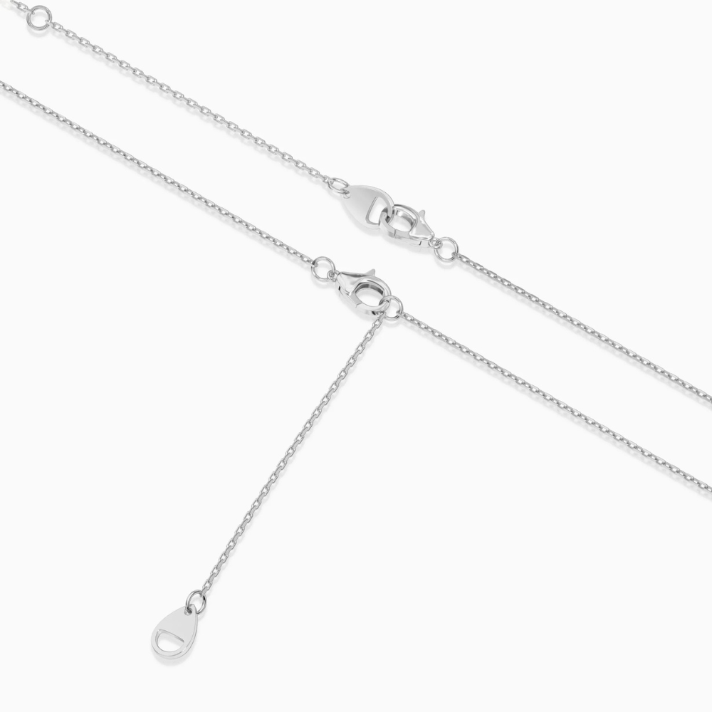 Marquise Cut Diamond East-West Solitaire Necklace