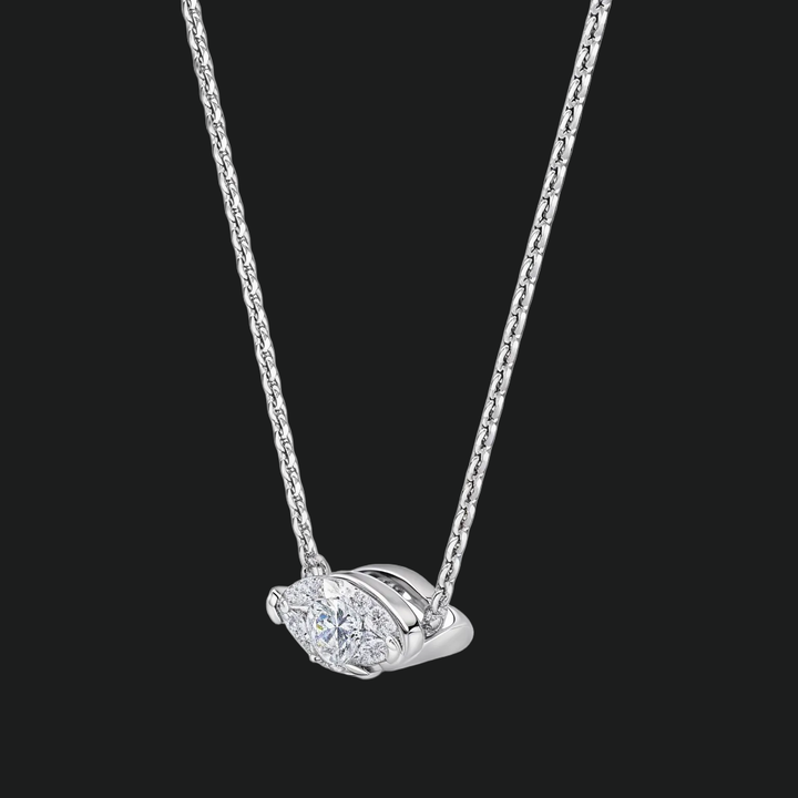 Marquise Diamond Solitaire Anhängerkette