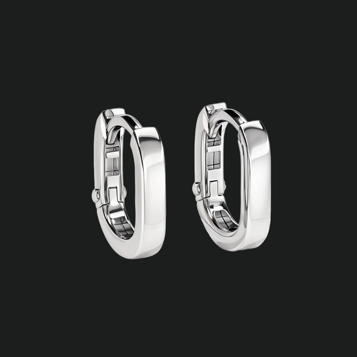 Ovale diamant knuffelhoepeloorbellen