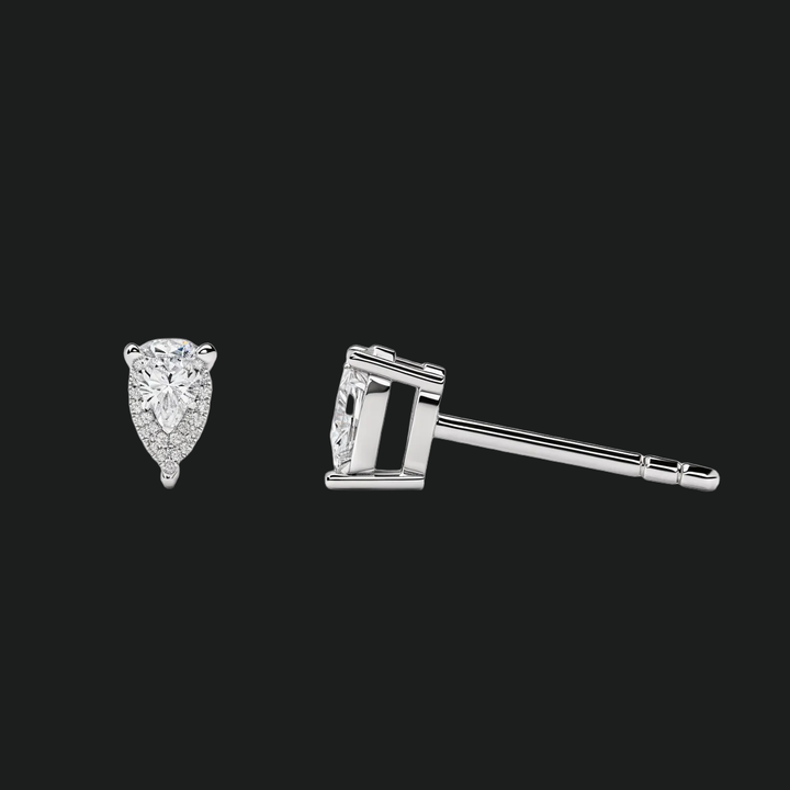 Peer Cut Diamond Stud -oorbellen
