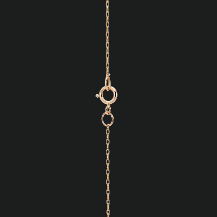 Oval Peridot Anhängerkette