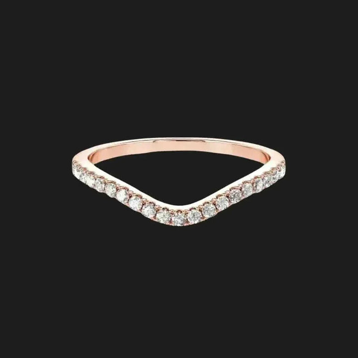 Moissanit-Wishbone-Ring