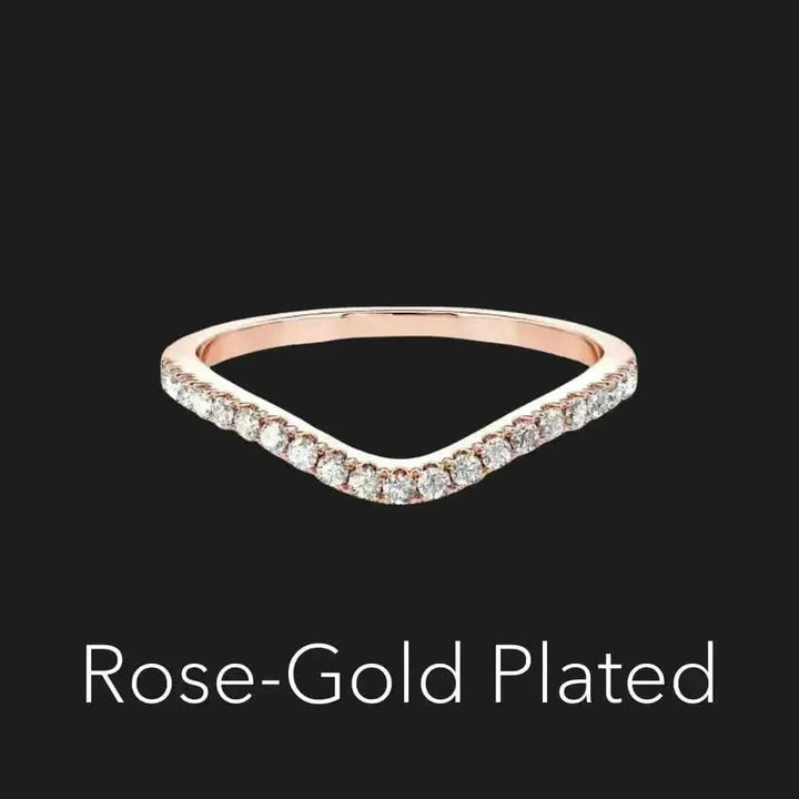 Moissanit-Wishbone-Ring