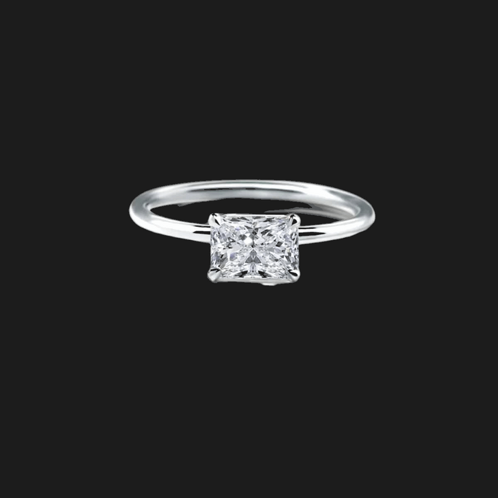 Oval Diamond Solitaire Ring Radiant