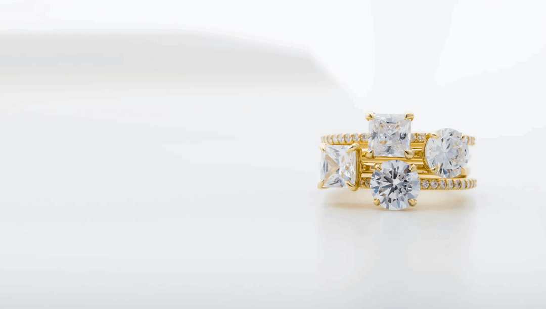 Oval Diamond Solitaire Ring