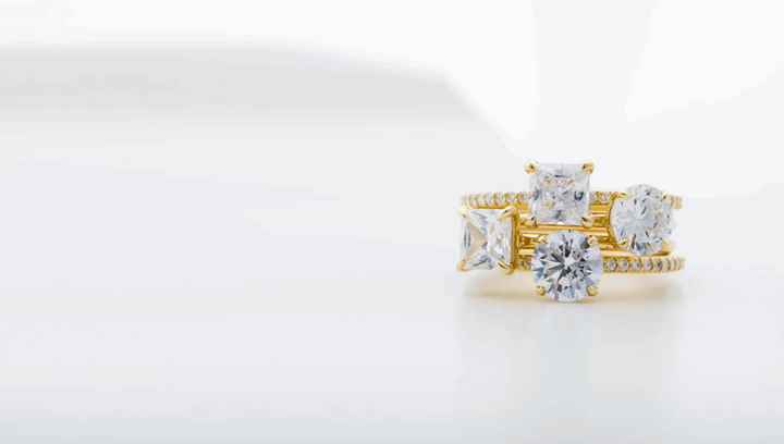 Oval Diamond Solitaire Ring
