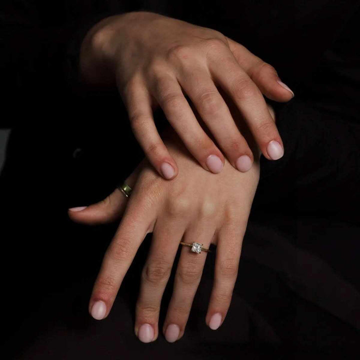 Anello Solitario Princess in Diamante