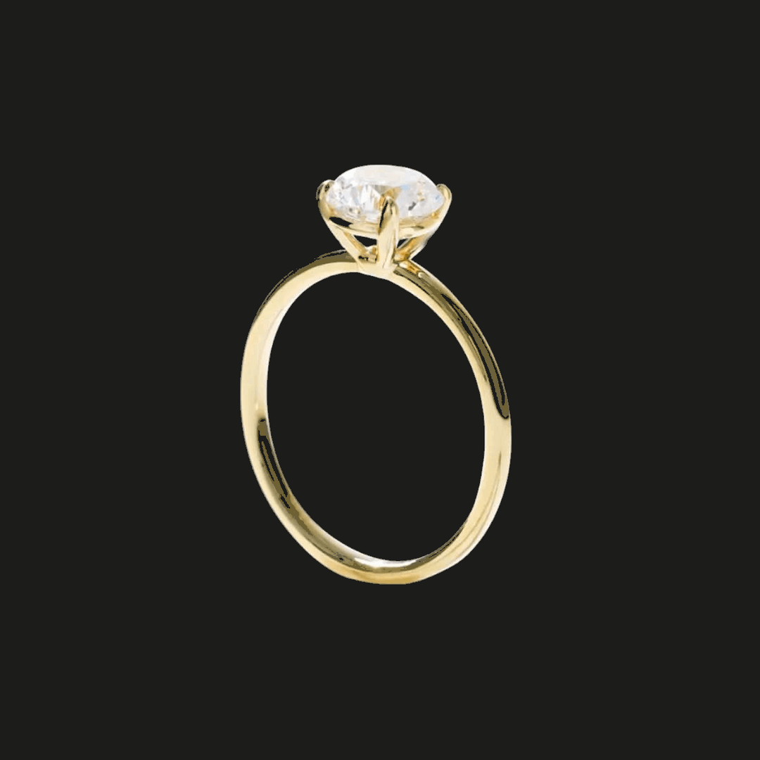 Anello Solitario Princess in Diamante