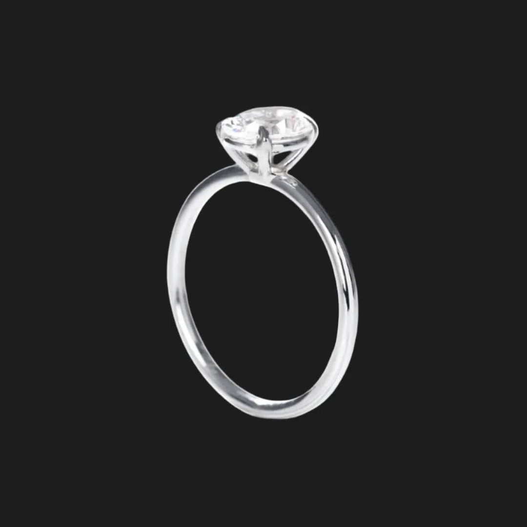 Anello Solitario Princess in Diamante