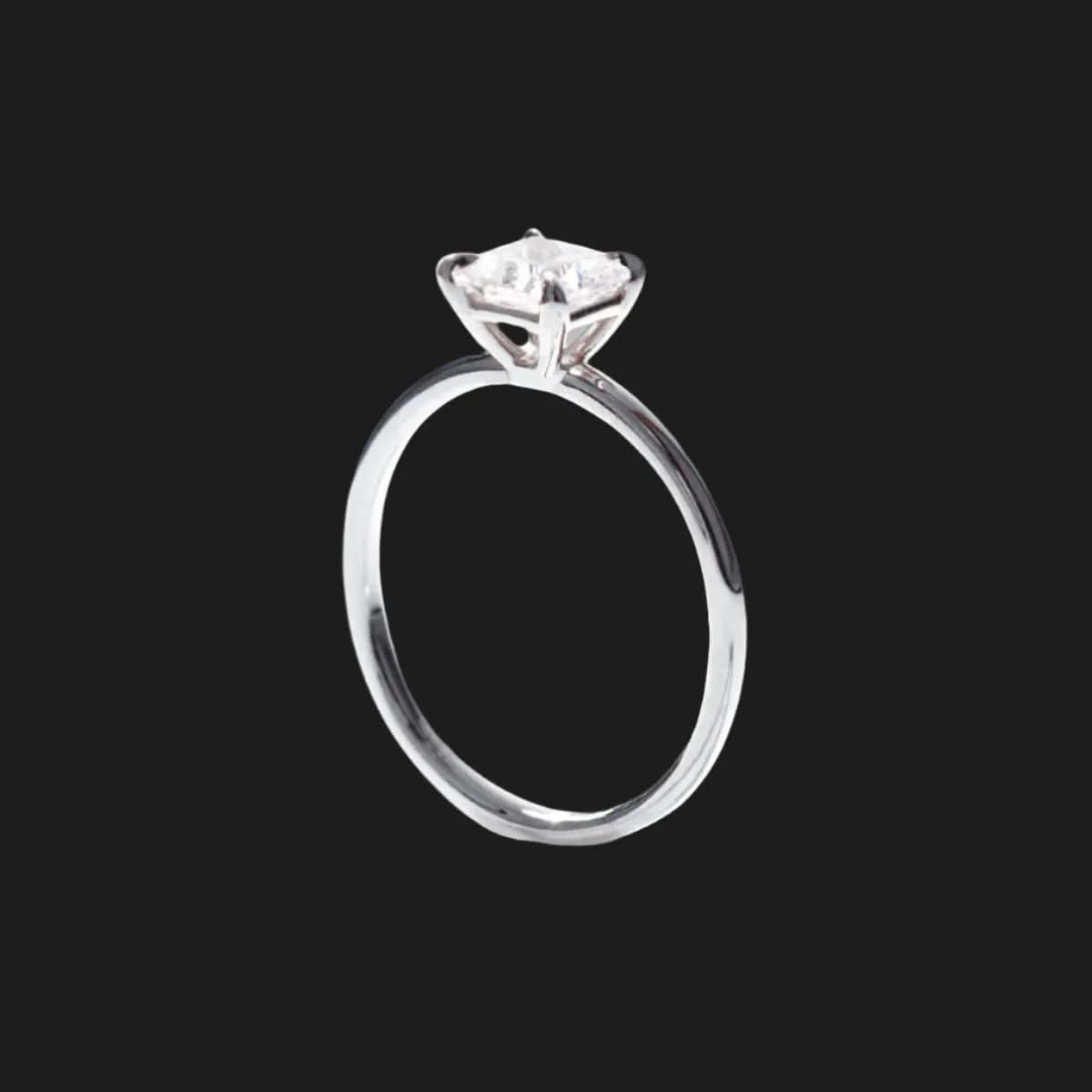 Anello Solitario Princess in Diamante