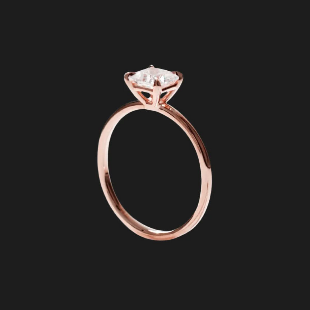 Anello Solitario Princess in Diamante