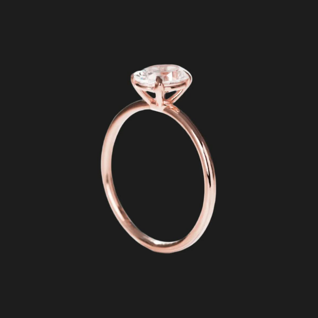 Anello Solitario Princess in Diamante