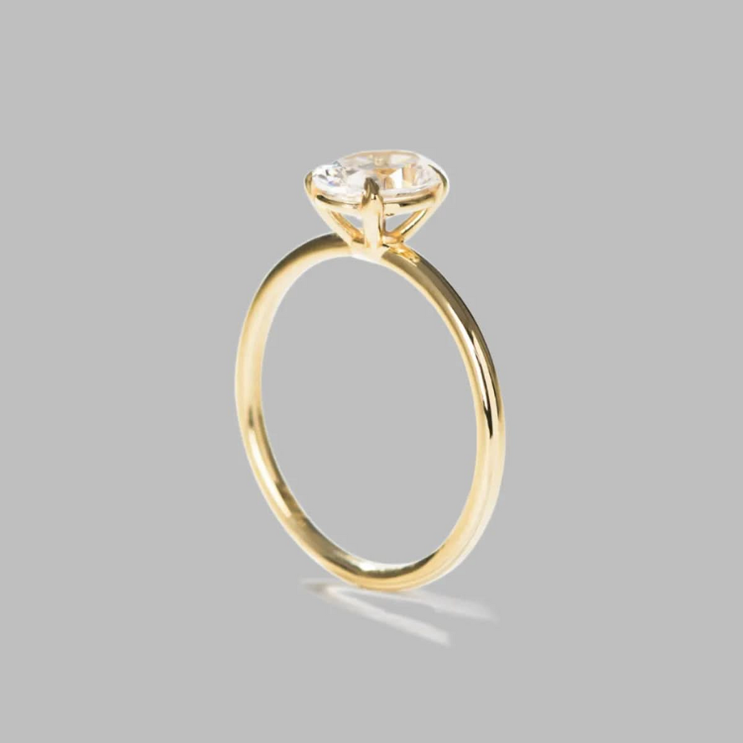 Anello Solitario Princess in Diamante