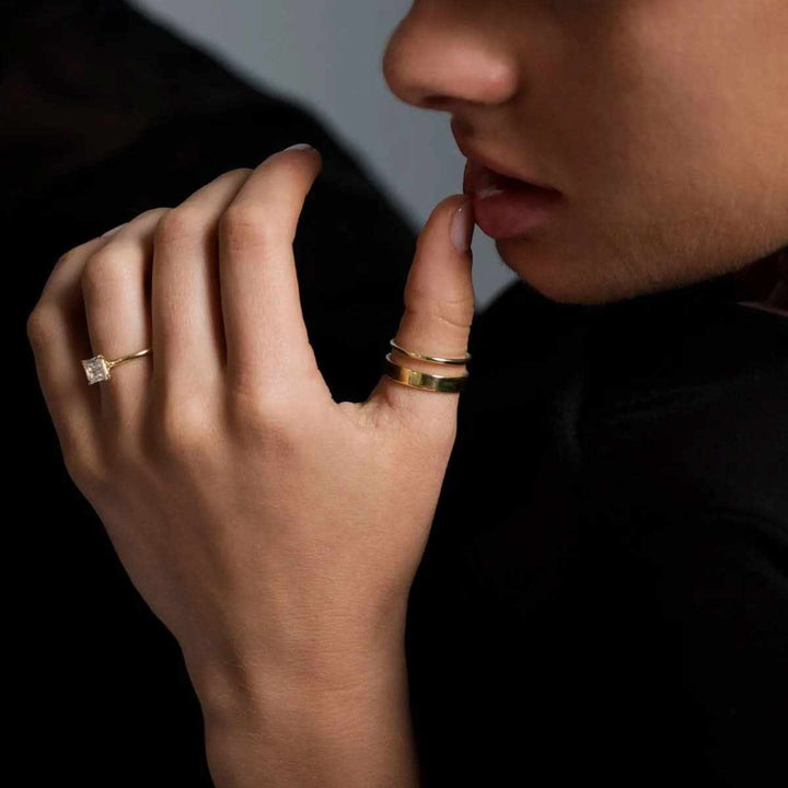 Radiant Solitaire Engagement Ring