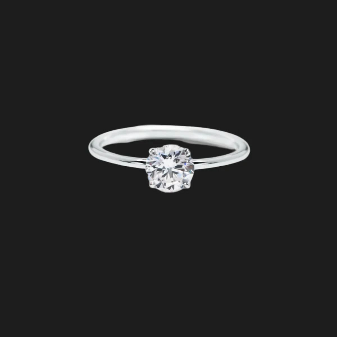 Radiant Solitaire Engagement Ring