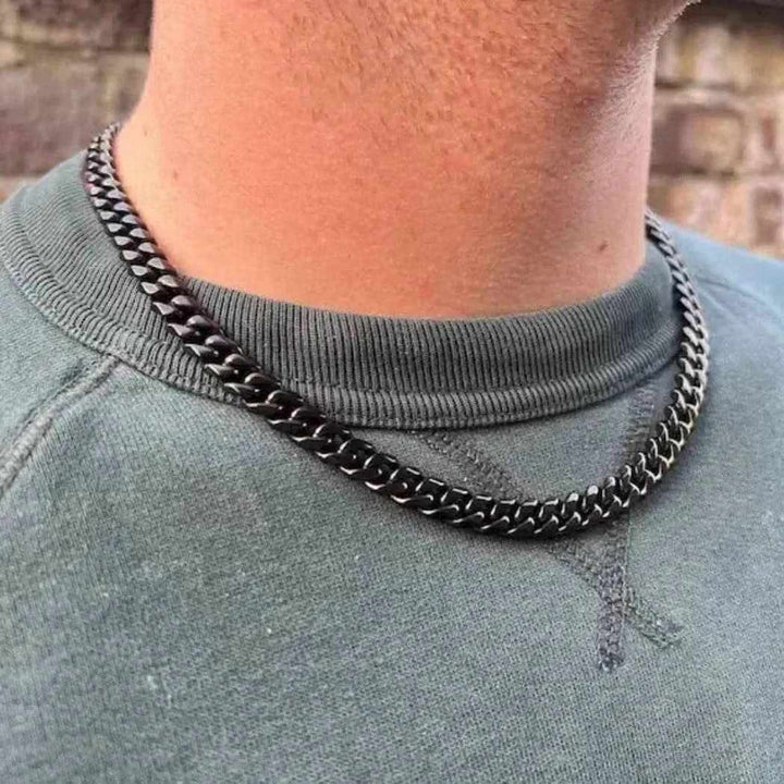 Sterling Silver Diamond-Cut Cuban Link Chain